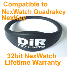 Honeywell NexWatch NexKey Quadrakey Format Wristband Key Tag